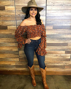 Bota vaquera vaquera, ropa occidental: Ropa y Accesorios,  bota vaquera,  ropa occidental,  vaquera,  Trajes De Campo  