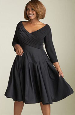 vestidos cuello pico tallas grandes: trajes de fiesta,  vestidos de coctel,  traje de talla grande,  Vestido de noche  