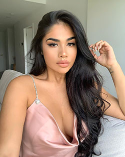 Sesión de fotos de chicas calientes de Maria Perez, Cabello negro natural, Sonrisa de labios: Pelo largo,  pelo negro,  chicas de instagram,  Chicas Lindas De Instagram  