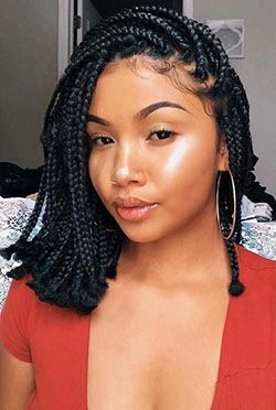 Fashion nova outfits peinado de trenzas cortas, trenzas de ganchillo, cabello corto, trenzas de caja, cabello negro, cabello en la cabeza, corte pixie, cabello largo, corte bob: corte bob,  Pelo largo,  trenzas de ganchillo,  trenzas de caja,  Cabello corto,  corte pixie,  Peinados Trenzados,  pelo negro  