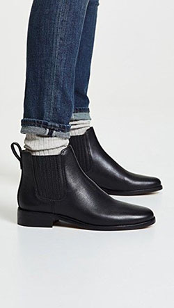 Madewell ainsley bota chelsea, bota para mujer, bota chelsea, bota durango, bota de montar: Bota de montar,  botas chelsea,  Atuendos Con Botas  