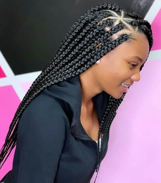 Ideas de atuendos elegantes para trenzas rasta, peinados de trenzas grandes 2019: trenzas de ganchillo,  trenzas de caja,  peinados africanos,  Peinados Trenzados  